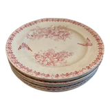 Set of 6 plates Terre de Fer Onnaing Moisson