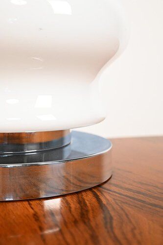 Lampe de table en verre italienne