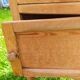 Old wooden nightstand