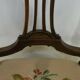 Hepplewhite armchair in hardwood on delicate legs with original seat.