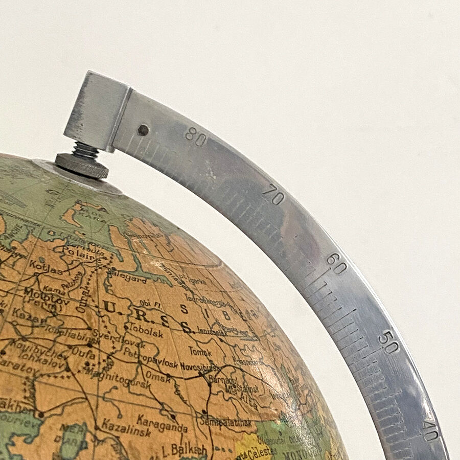 Luminous glass globe early twentieth century