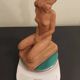 Terracotta sculpture "Kneeling Nude Woman"