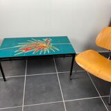 Vintage ceramic coffee table 1960