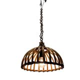 Handcrafted  Rattan Light Pendant 1960’s
