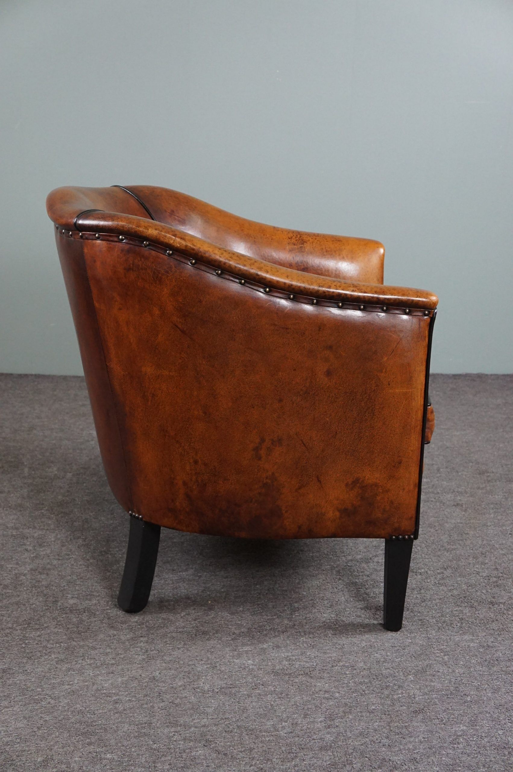 Sheepskin armchair