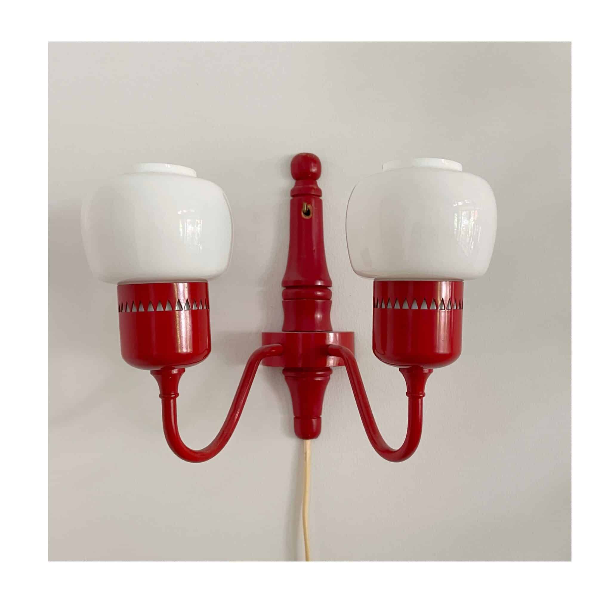 Wall lamp, model T-526 design Hans Agne Jakobsson, Svera, Sweden, 1960s