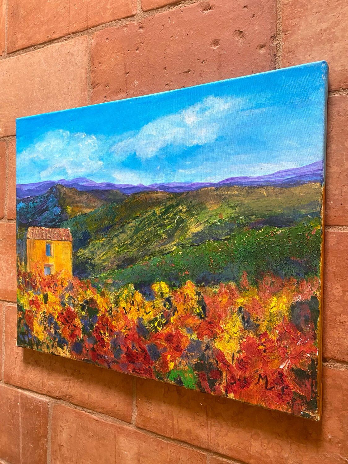 Vintage oil on canvas