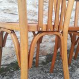 Mismatched bistro chairs
