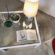 Coffee table with glass top by Peter Ghyczy for Horn Collection, 1960s