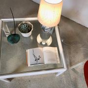Coffee table with glass top by Peter Ghyczy for Horn Collection, 1960s