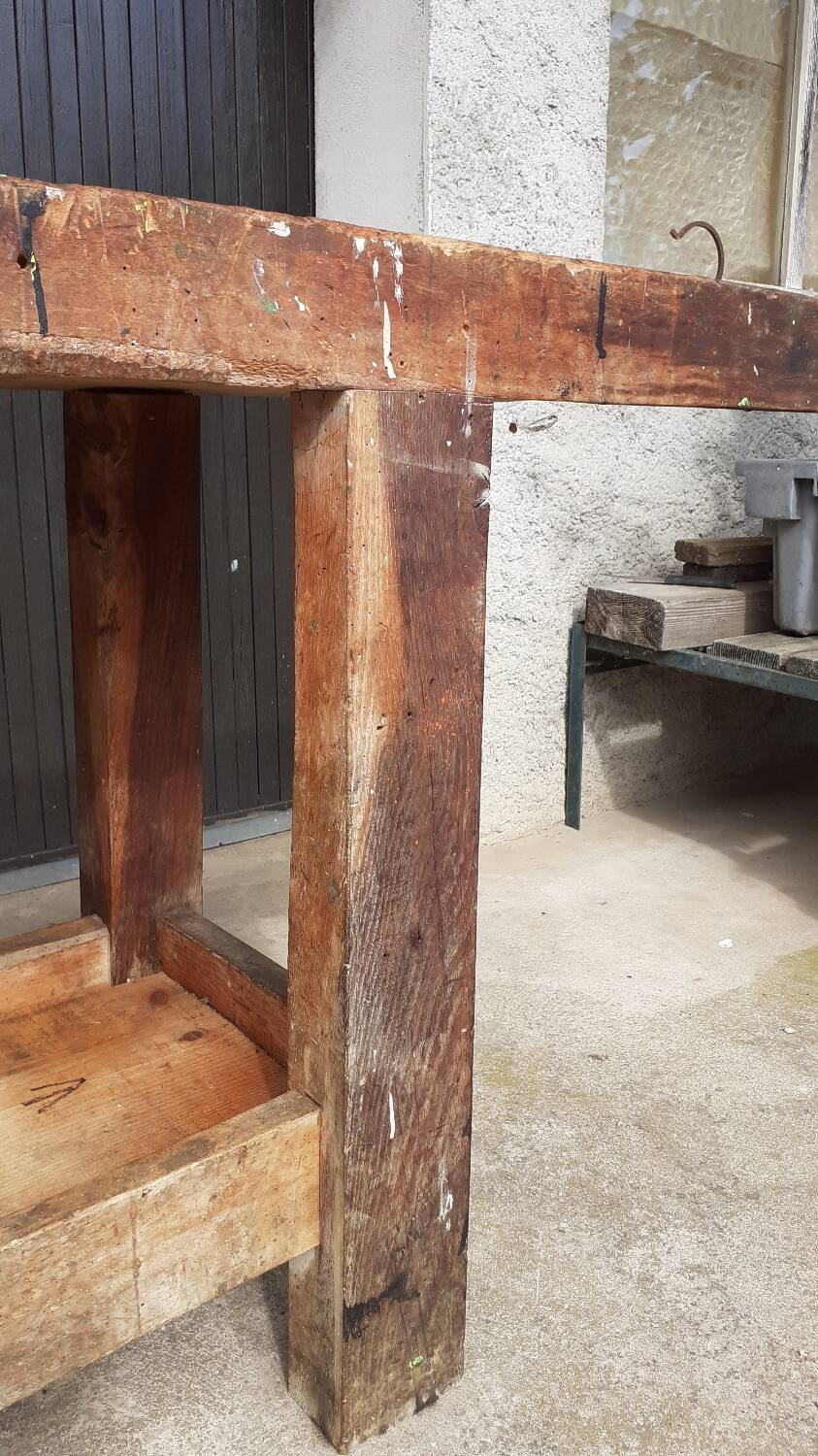 Établi menuisier en bois