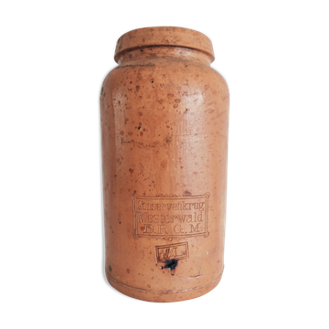 Conservation pot vase Conservenkrug Westerwald 1910