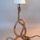 Lampe serpentine corde Vintage.
