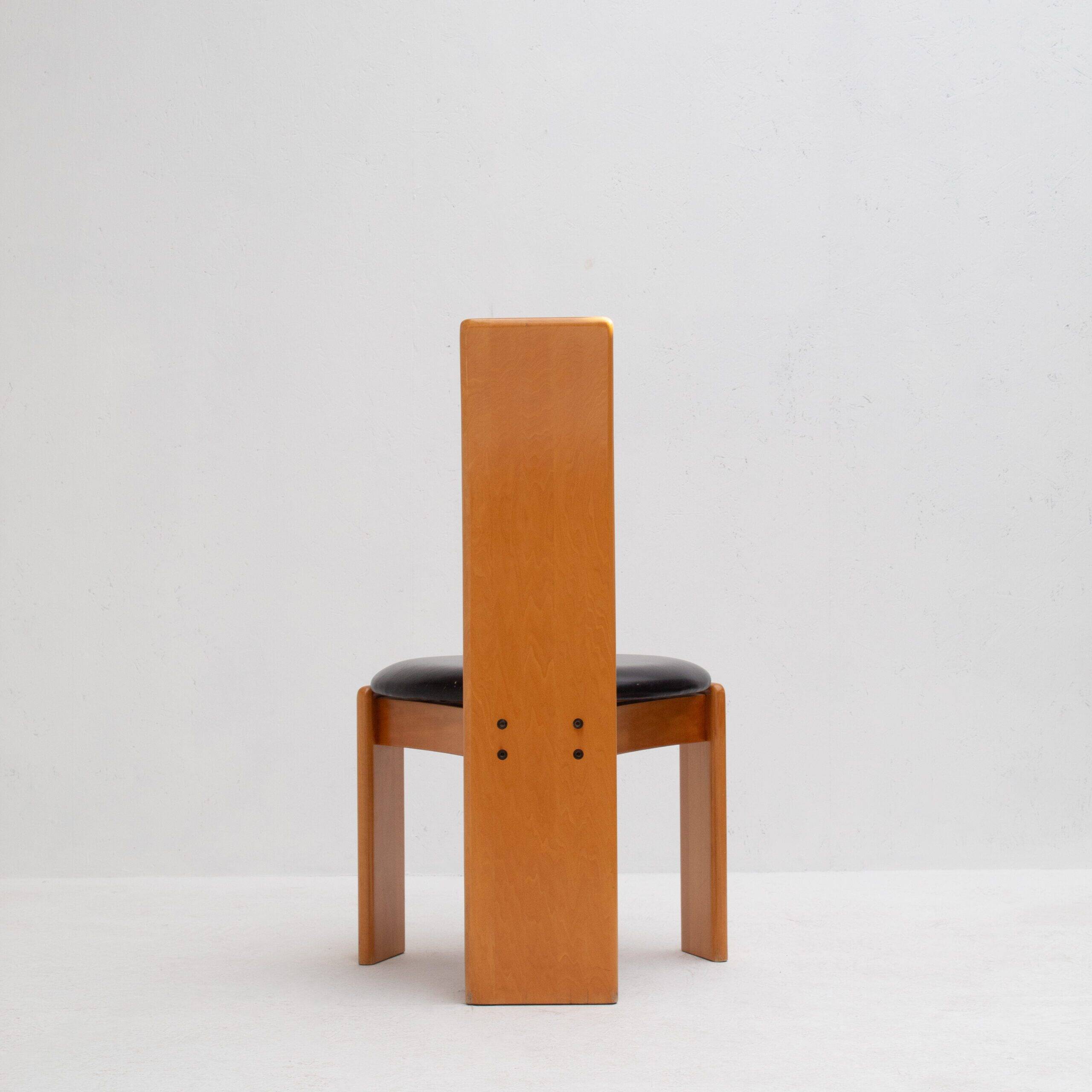 Set of 4 Mario Marenco Dining Chairs for Mobil Girgi