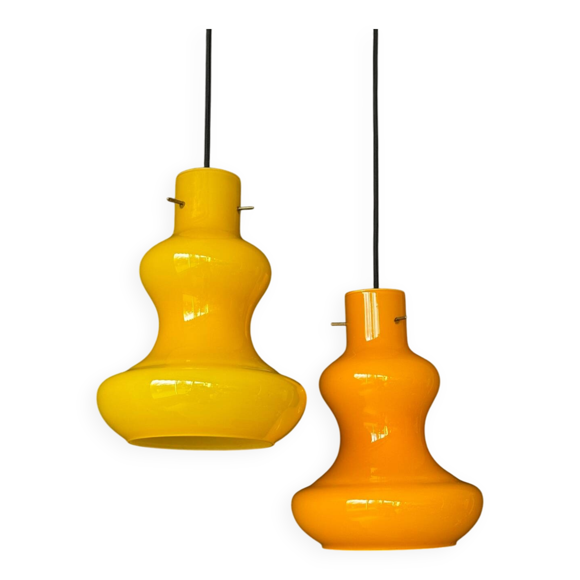 Massimo Vignelli Pendant Lights for Gino Vistosi, Murano 1960s