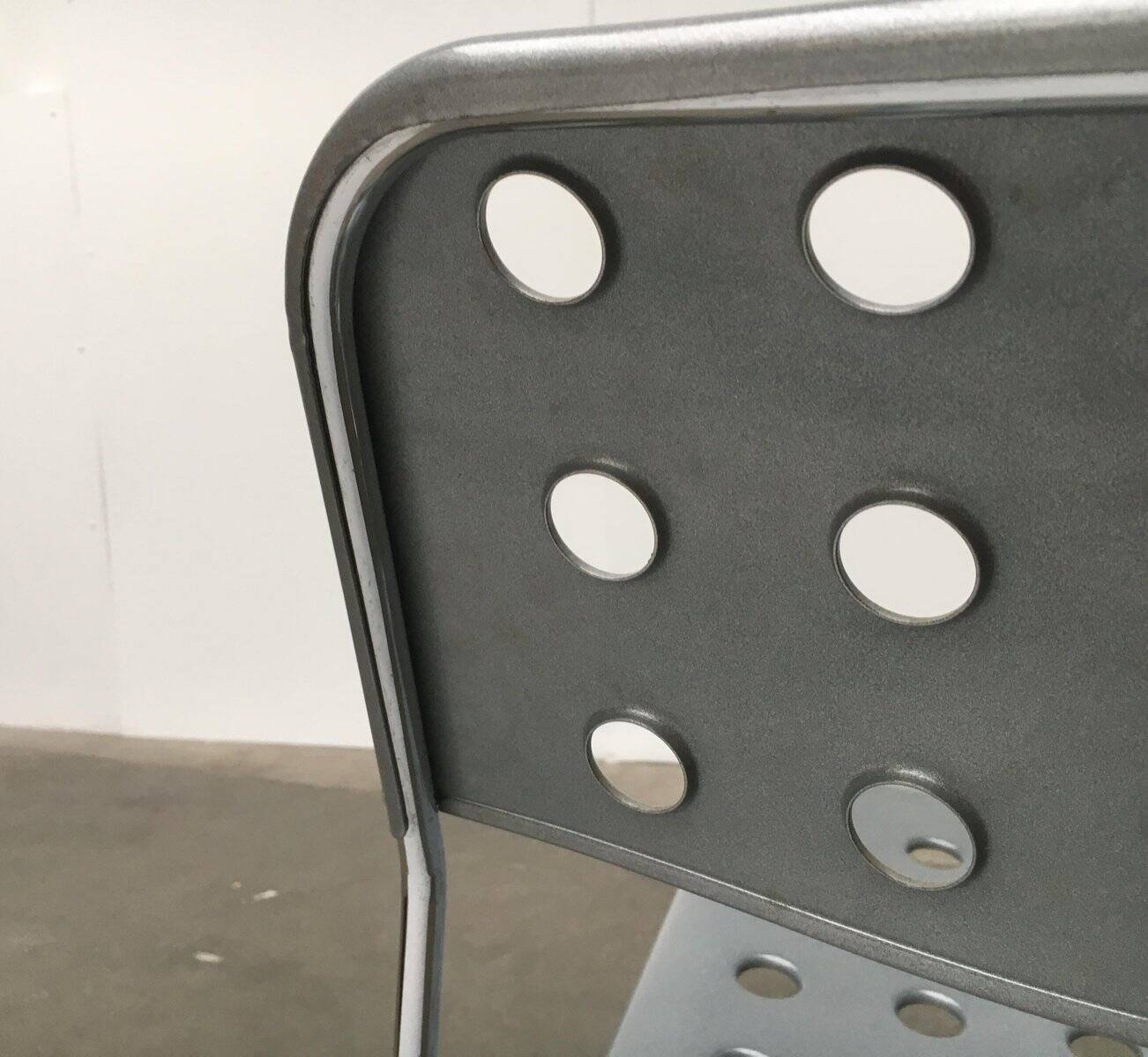 Omkstack Postmodern Chair from the vintage space age by Rodney Kinsman for Bieffeplast