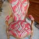 19th century Voltaire walnut armchair