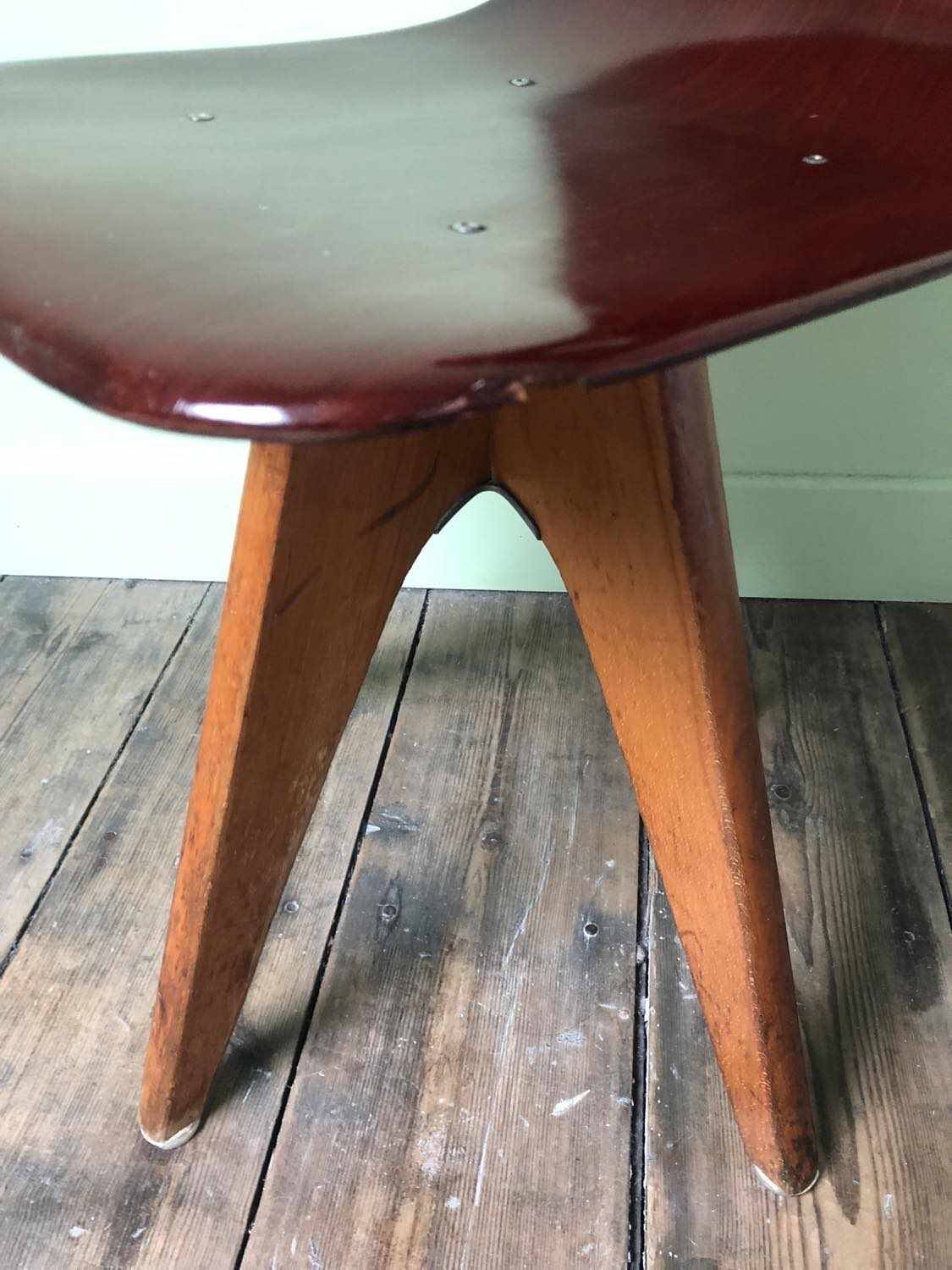 Vintage Smile chairs by Adam Stegner, antique designer seats