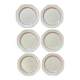 Set de 6 assiettes à dessert