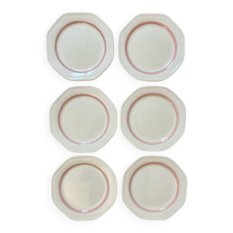 Set de 6 assiettes à dessert