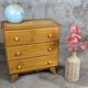 Scandinavian compass foot dresser
