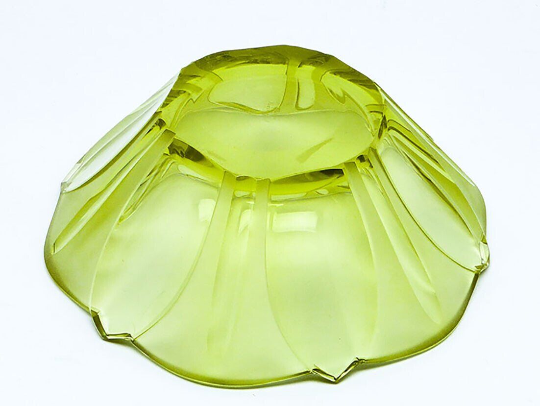 Bowl from Moser, Czechoslovakia, 1930s