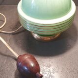 Vintage opaline lamp