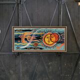 Antique Tapestry "Prelude to an Eclipse" 1980