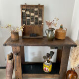 Old wooden workbench