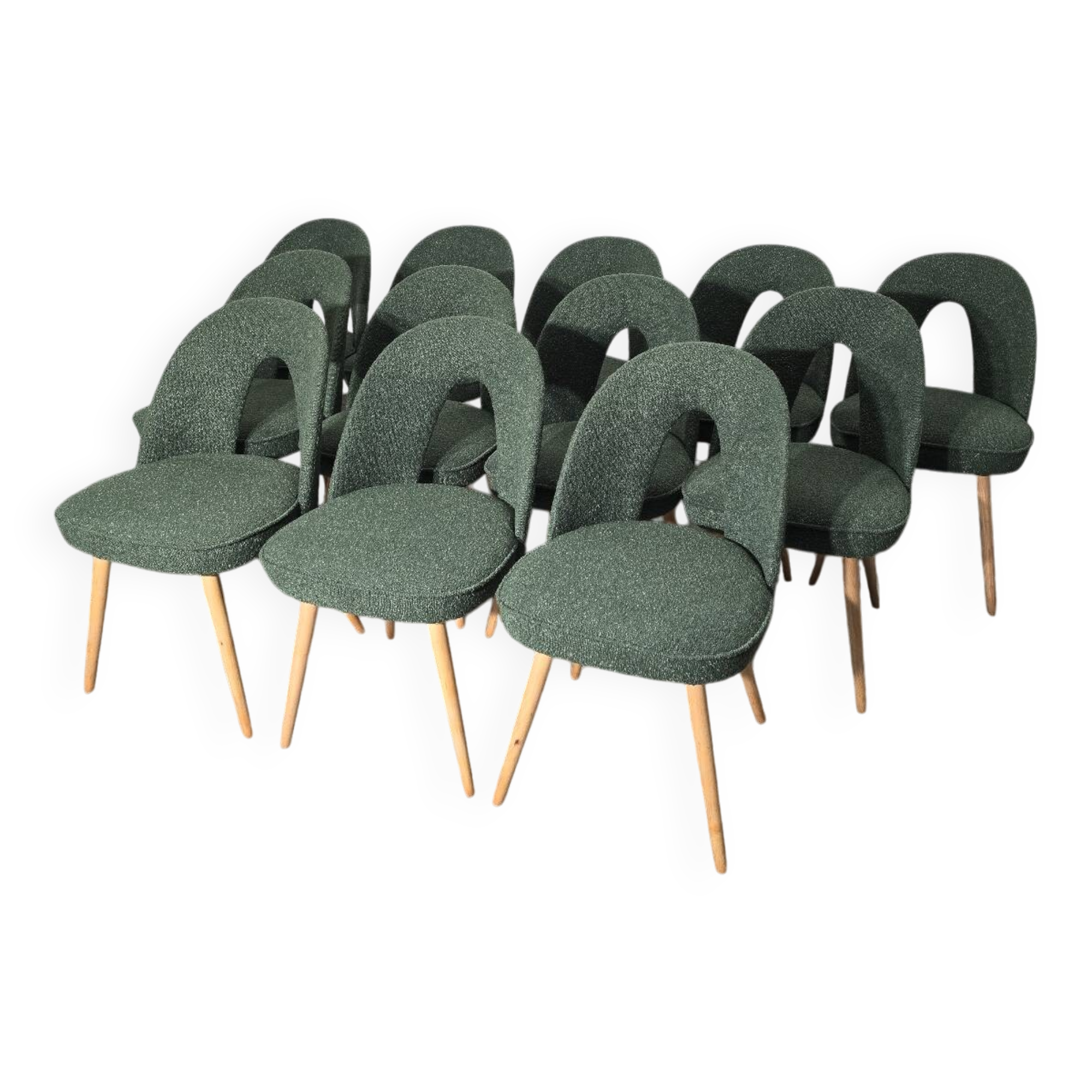 Dining Chairs by Antonin Suman, 1960s, Set of 12