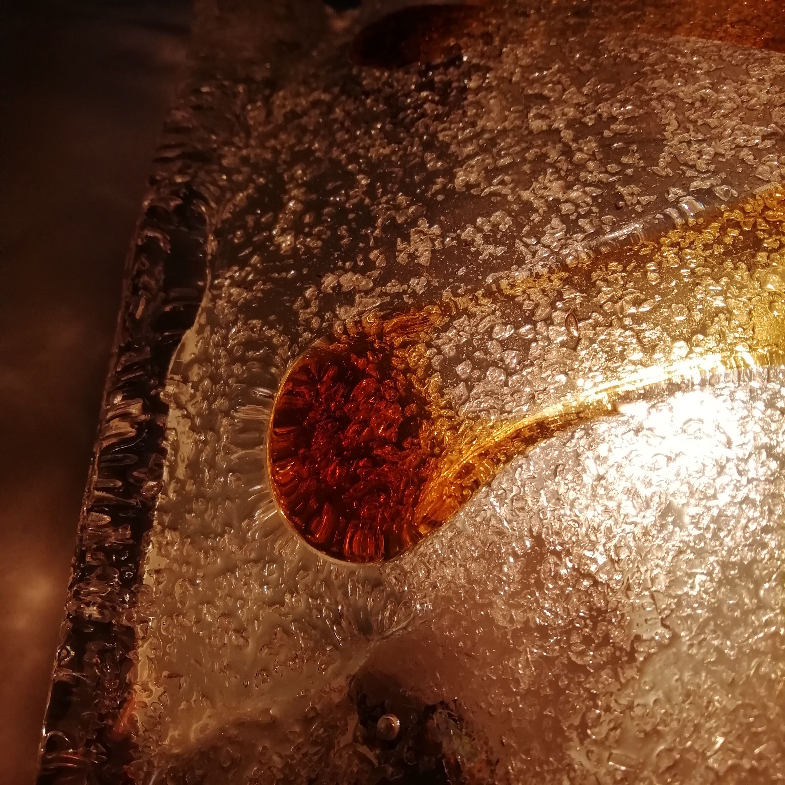 Applique de verre de Murano années 1980