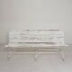 Garden bench, slatted bench, folding, 2 metres long, 1930s.