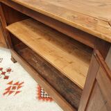 Norman countryside buffet in solid cherry wood nineteenth