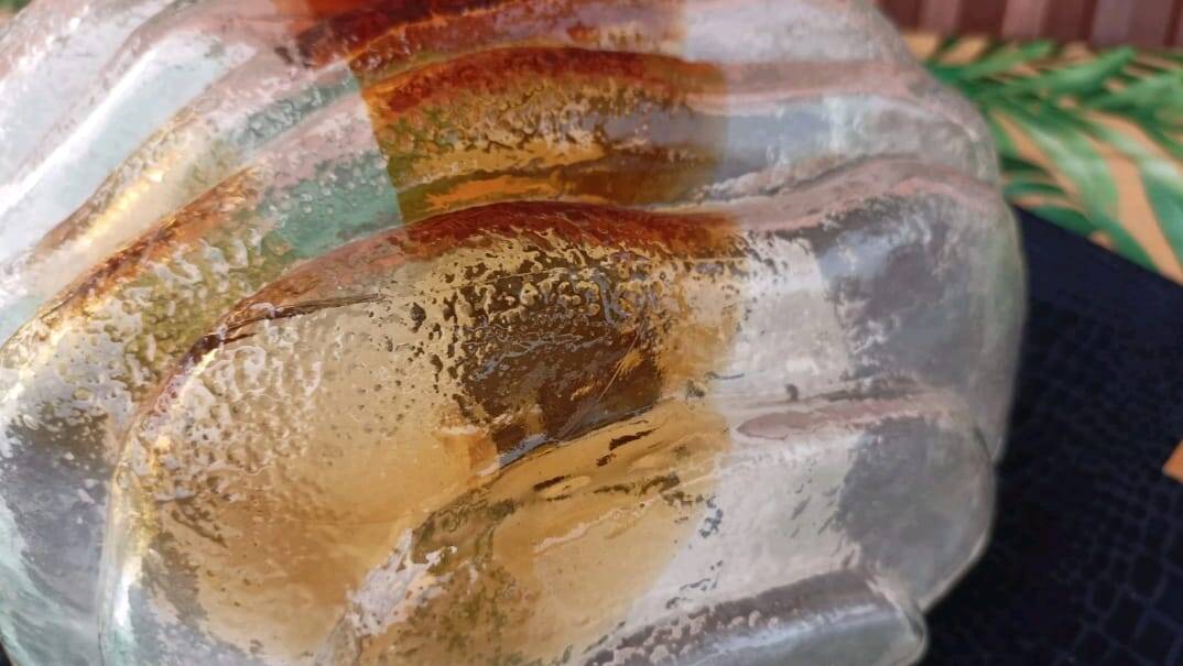 1970 Mazzega pair of vintage Murano wall lights