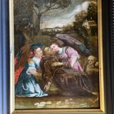 Ecstasy of Saint Francis of Assisi, oil on copper, 17th century