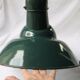 Chandelier enamelled sheet metal