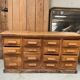 Antique haberdashery cabinet in oak