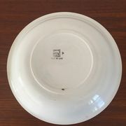 2 Vintage dishes in Salins earthenware service clear 50s