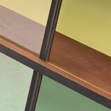 Vintage Alta 1950s glass-fronted bookcase