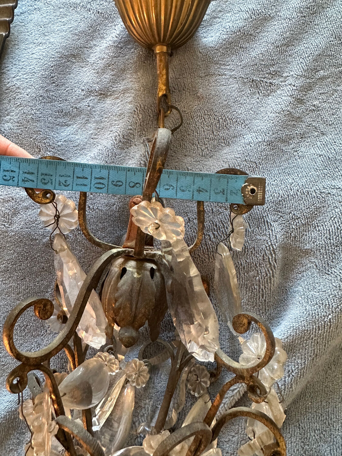 Chandelier in Pampilles Louis XV style