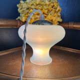 Cintage opaline blue pendant lamp