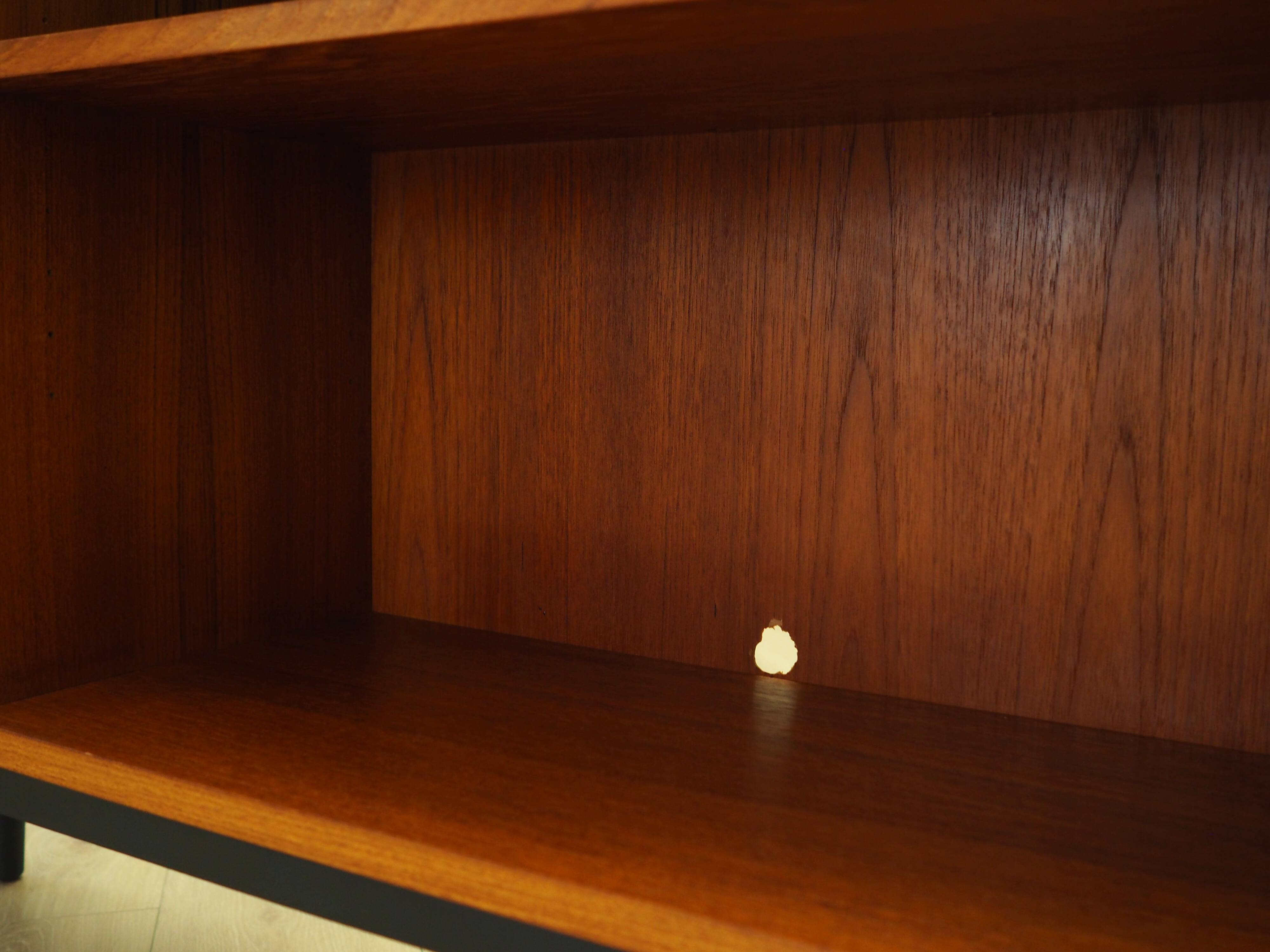 Teak bookcase, Danish design, 1970s, production: Denmark