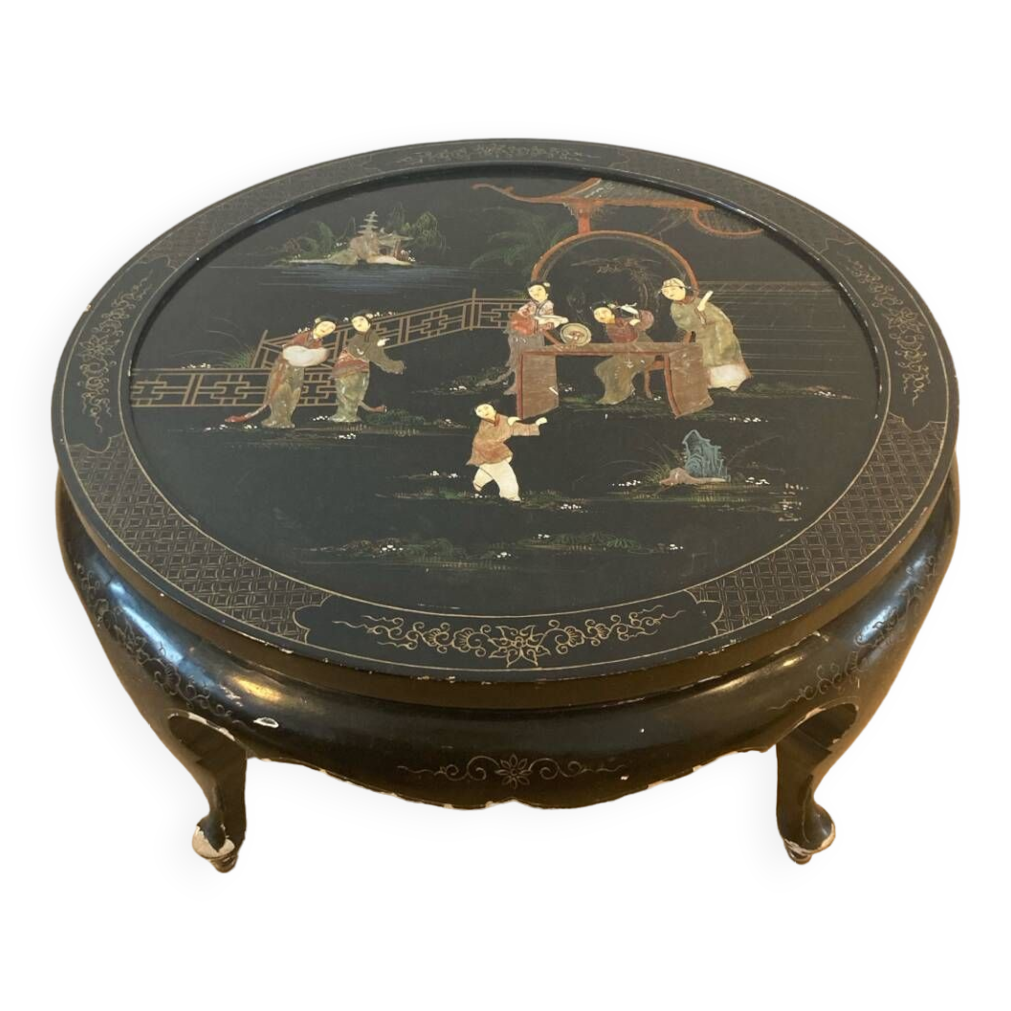 Lacquered Chinese coffee table