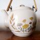 Asian tea service with flowers 1970