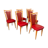 Set of 6 Monobloc chairs