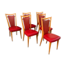 Ensemble de 6 chaises Monobloc