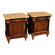 Paire de tables de chevet italiennes du 20e siècle