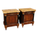 Paire de tables de chevet italiennes du 20e siècle