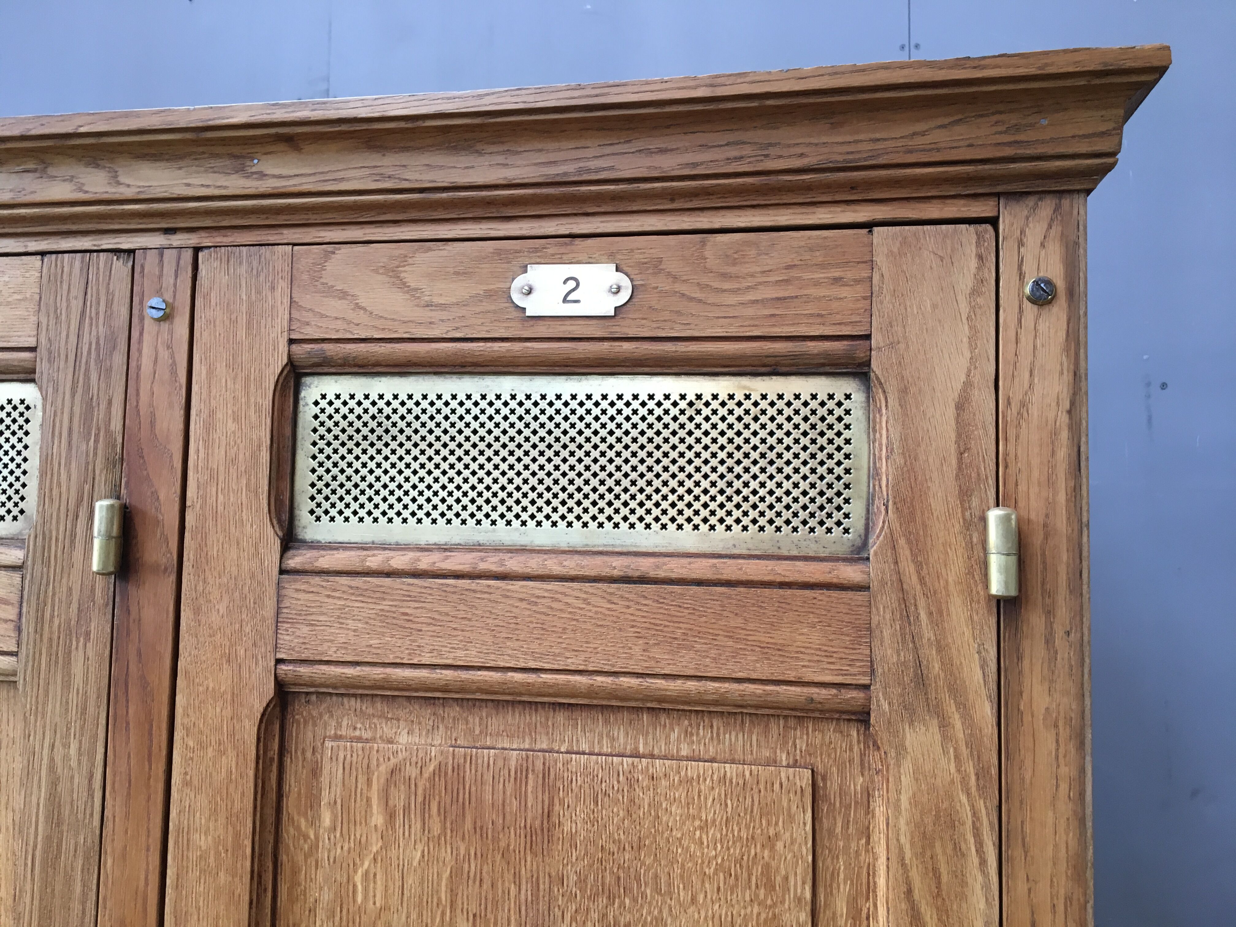 30s Oak cloakroom from the national bank in France