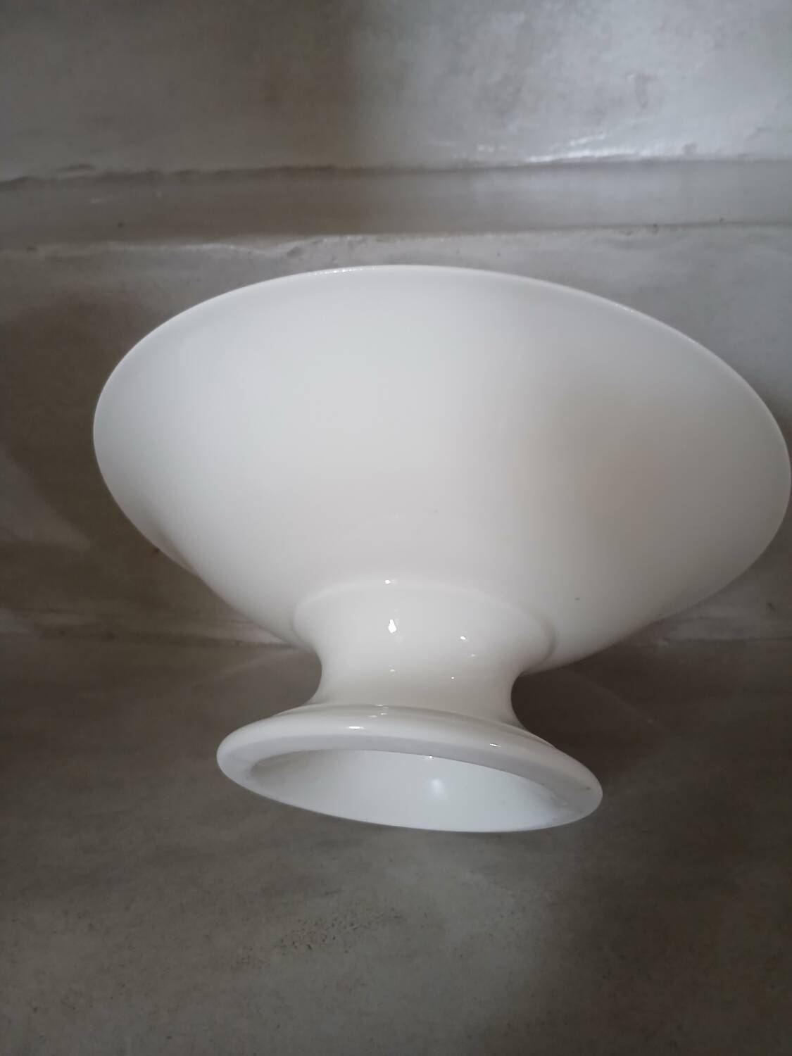 White porcelain compote bowl